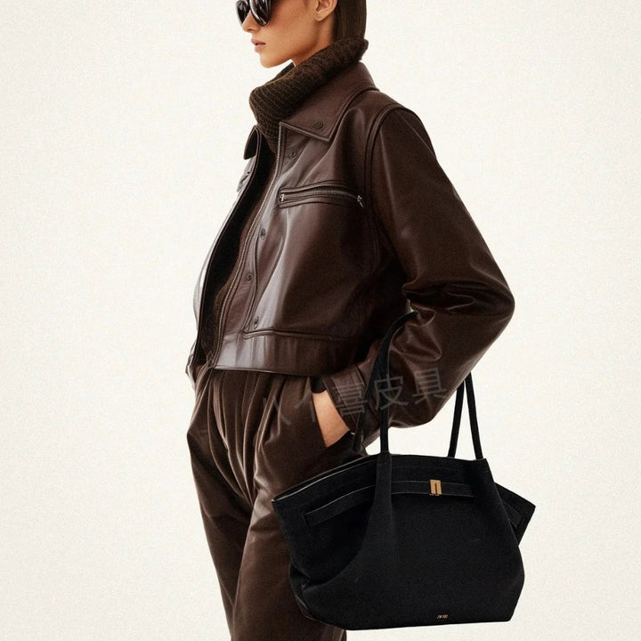 Avana Suede Carryall Bag