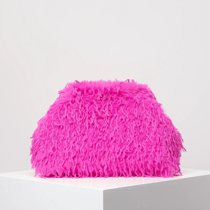 Glamour Feather Clutch Bag