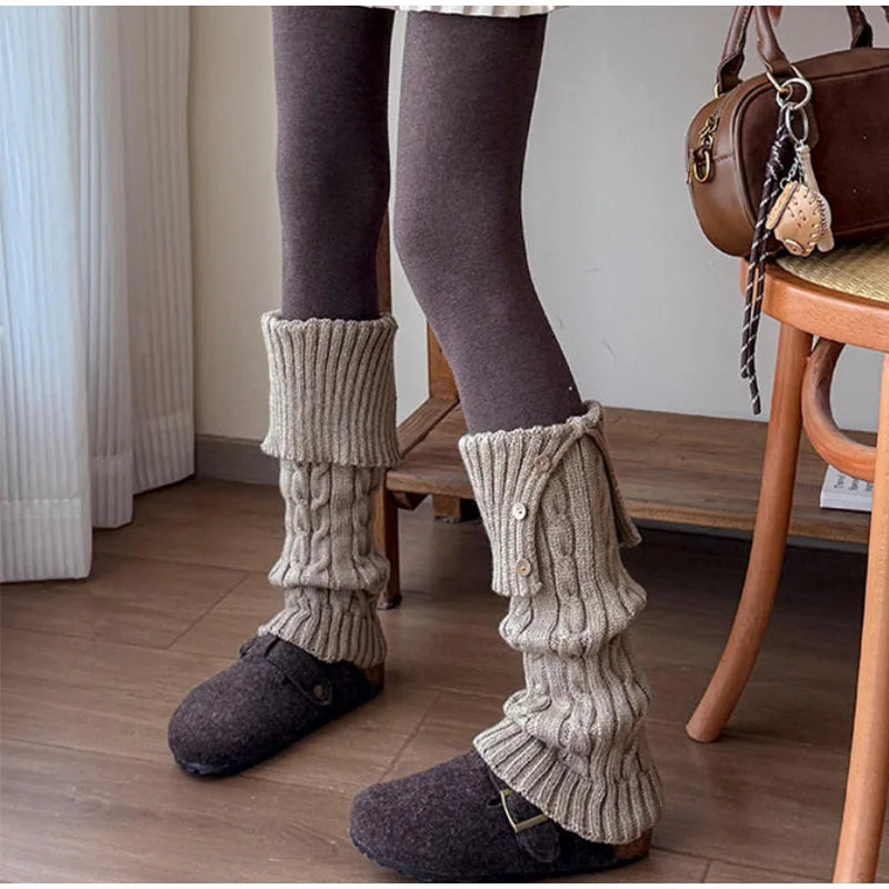 Chalet Cable-Knit Leg Warmers