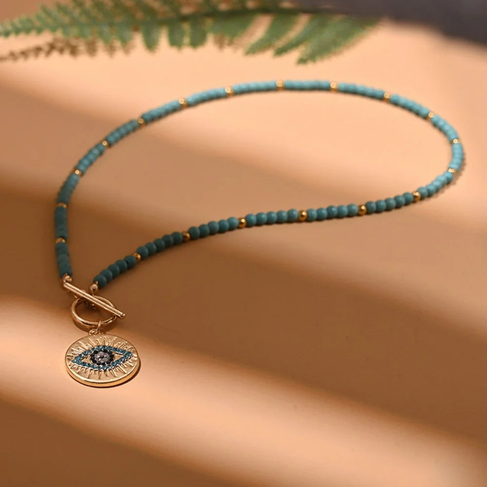 Mystic Evil Eye Charm Necklace