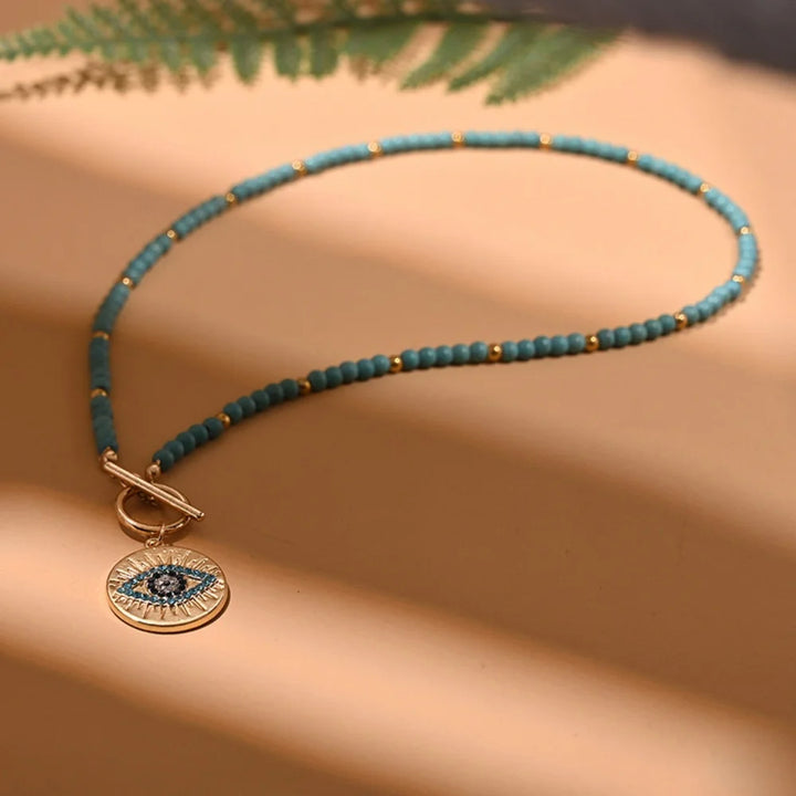 Mystic Evil Eye Charm Necklace