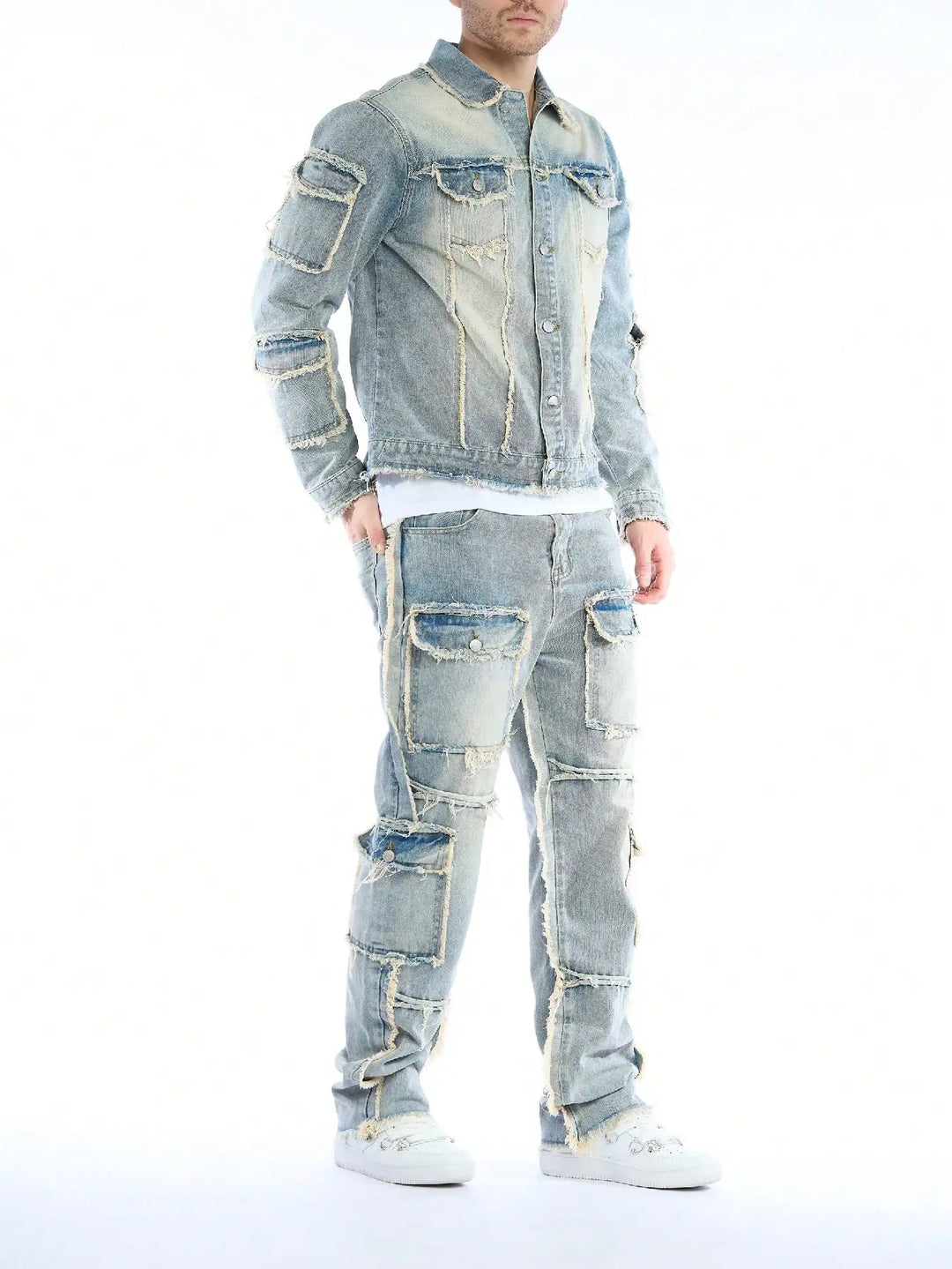 Vanguard Distressed Denim Set