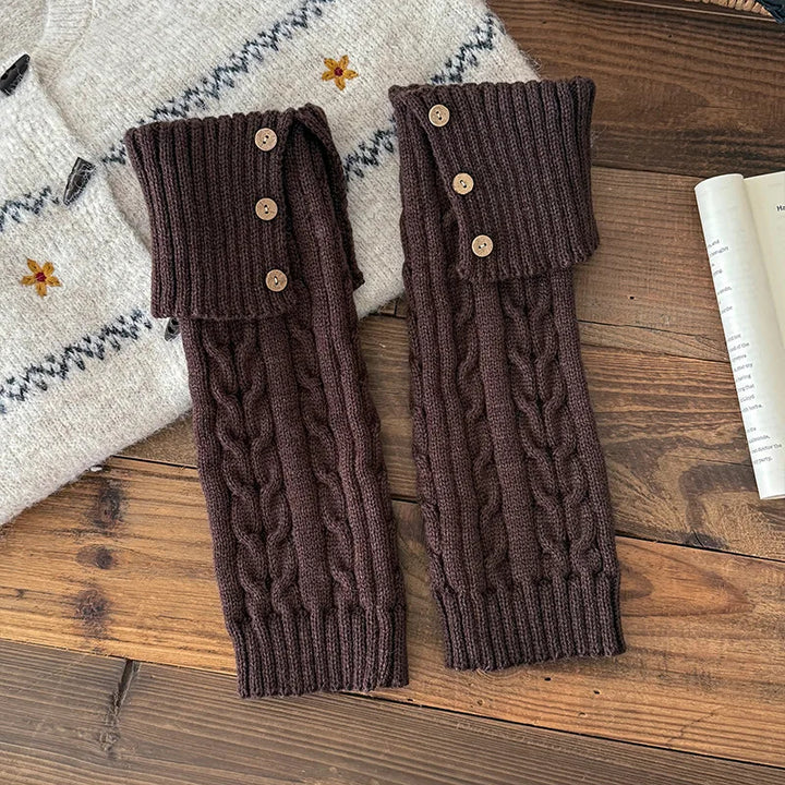 Chalet Cable-Knit Leg Warmers