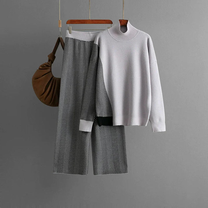 Verona Chevron Knit Set