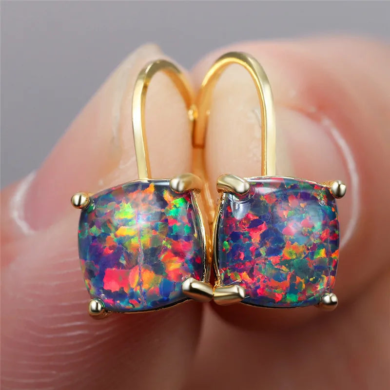 Iris Opal Earrings