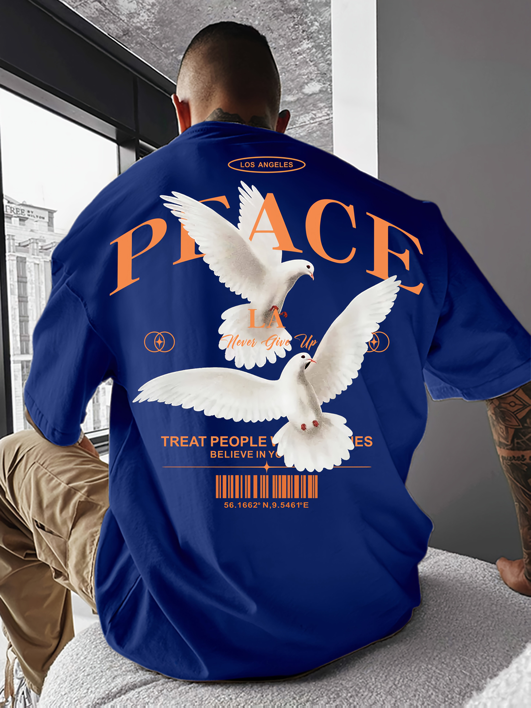 Peace Society Oversized Tee