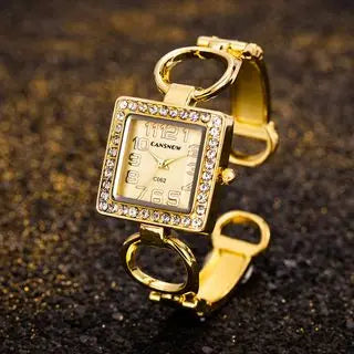 Hera Crystal Cuff Timepiece
