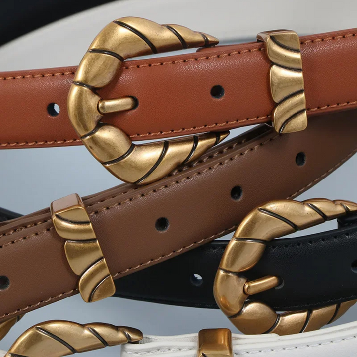 Heirloom Engraved Leather Belt