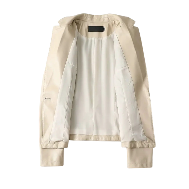 Victoria Faux Leather Blazer