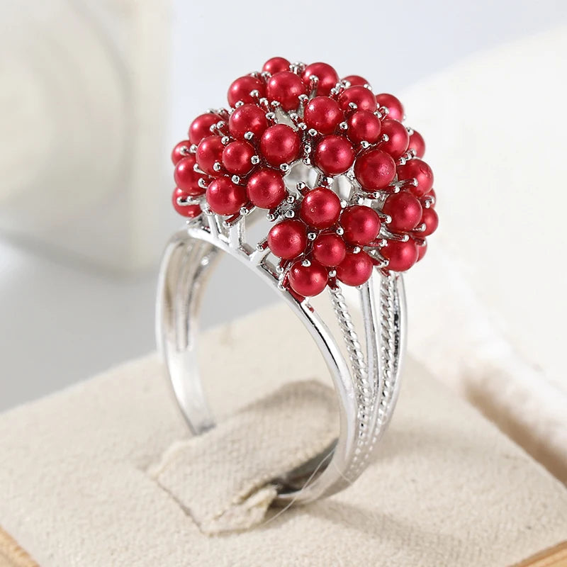 Prism Bloom Cluster Ring