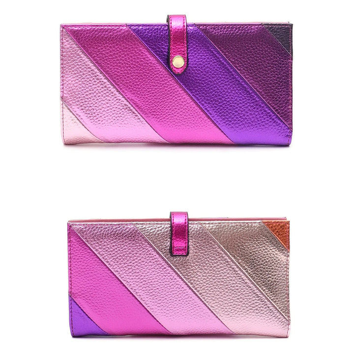 Aurora Gleam Striped Wallet