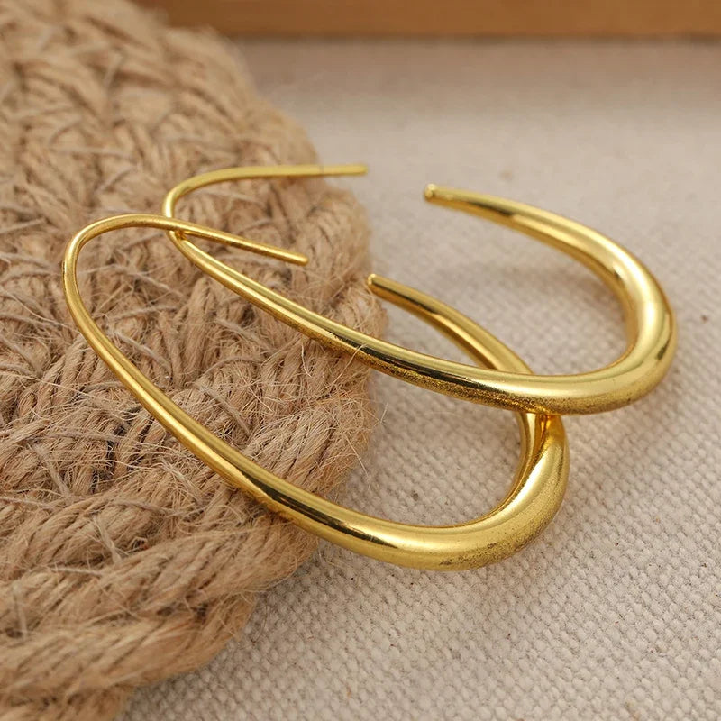 Vera Teardrop Hoop Earrings