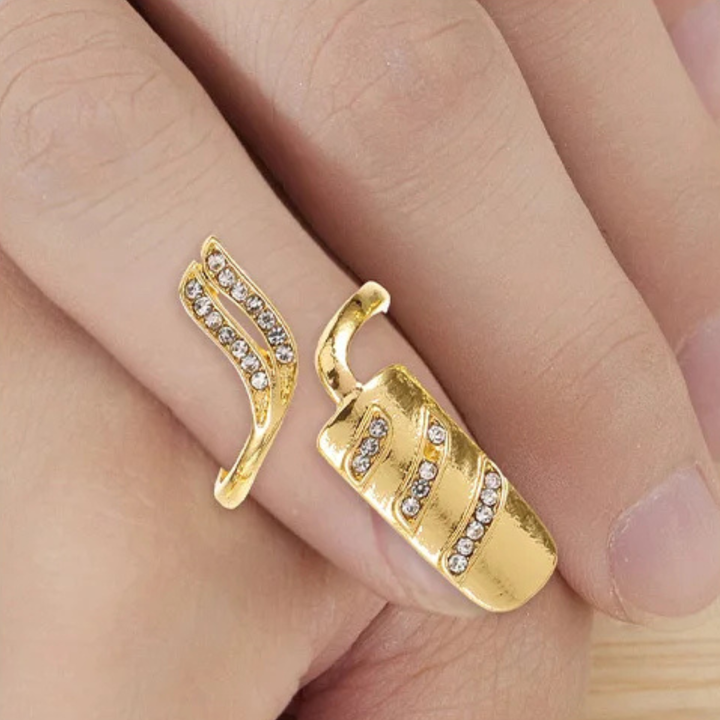 Heiress Wrap Nail Rings