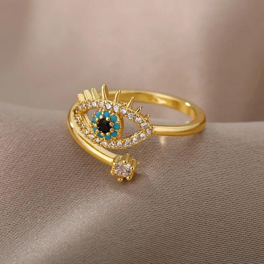 Eternal Gaze Ring & Earring Set