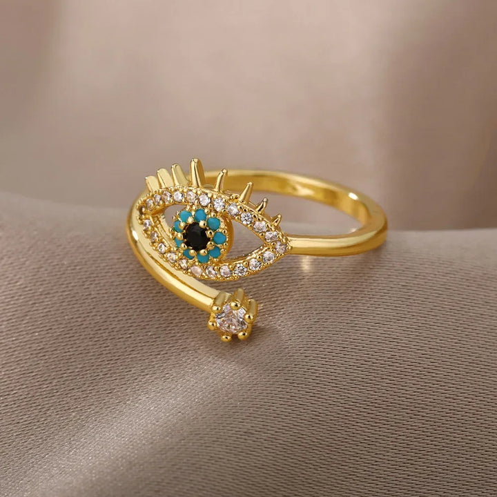 Eternal Gaze Ring & Earring Set