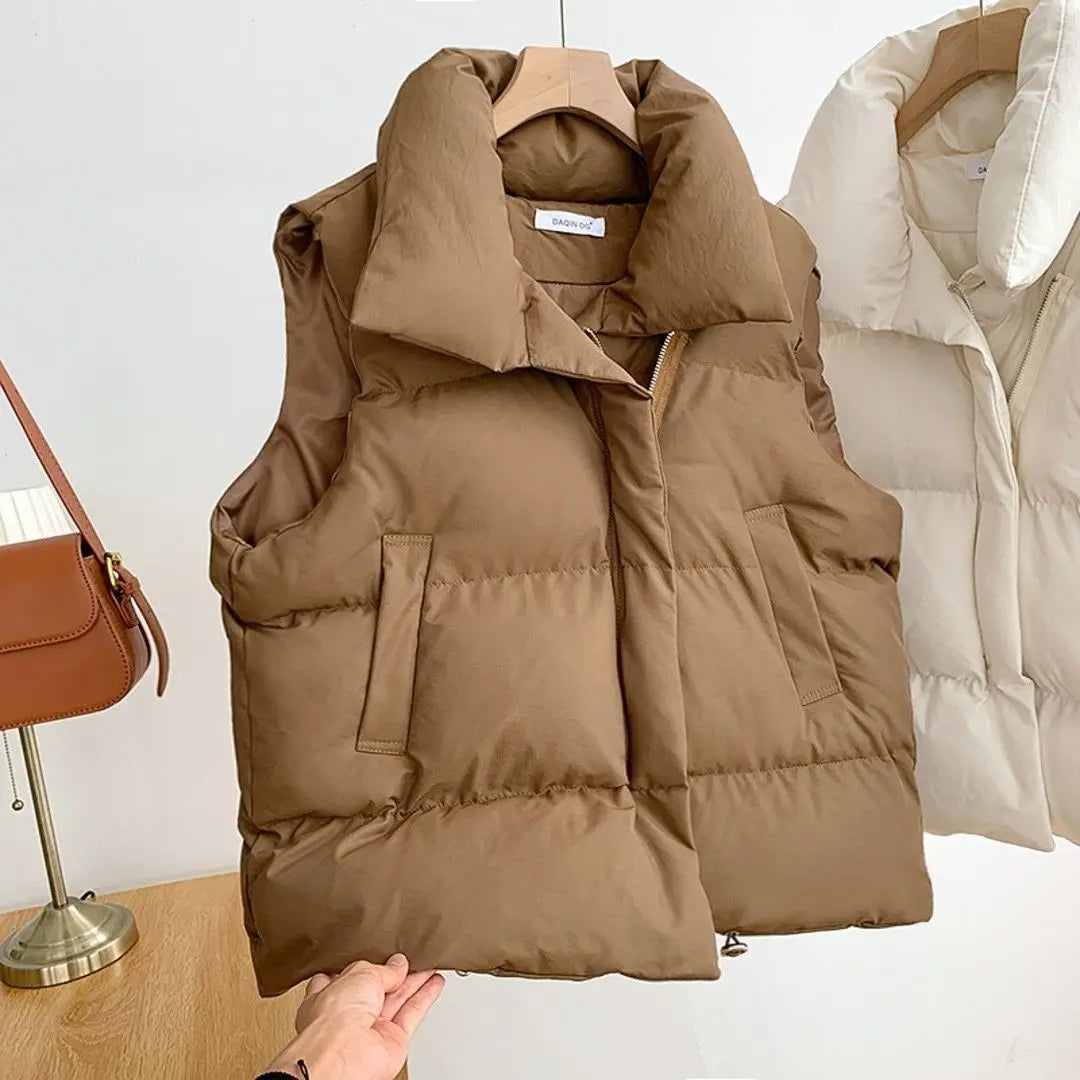 Serene Quilted Puffer  Vest