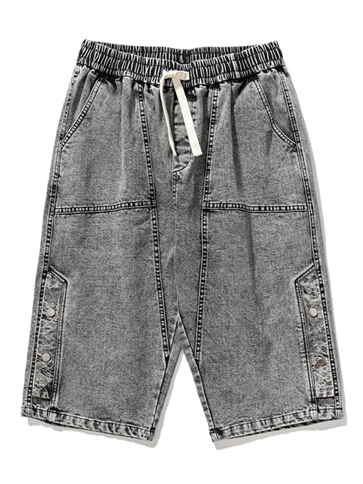 Division Drop-Cut Denim Short