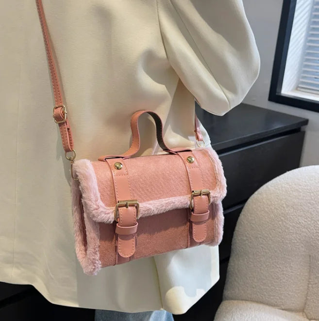 Alpine Shearling Crossbody Bag