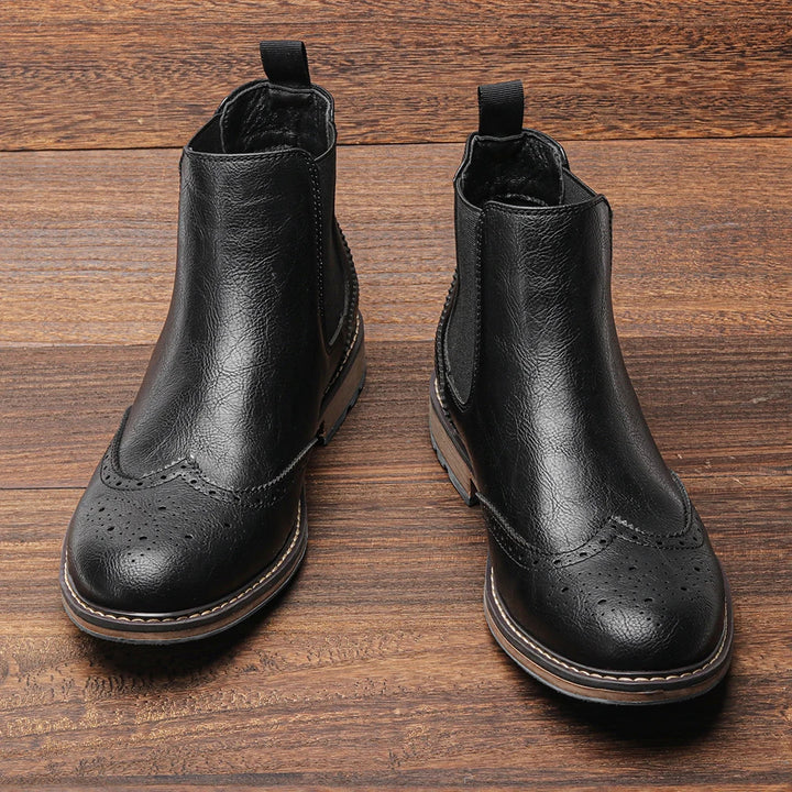 Regent Brogue Chelsea Boot