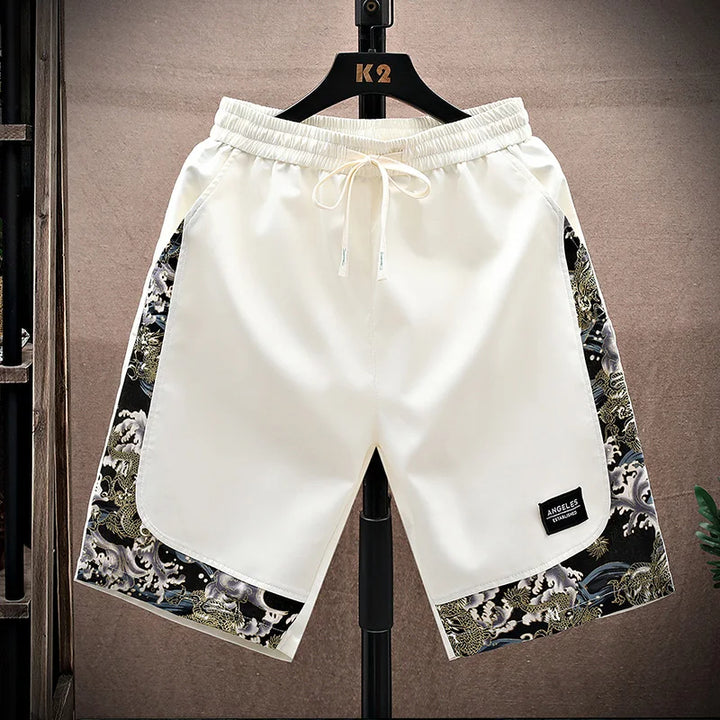 Dynasty Brocade Panel Short