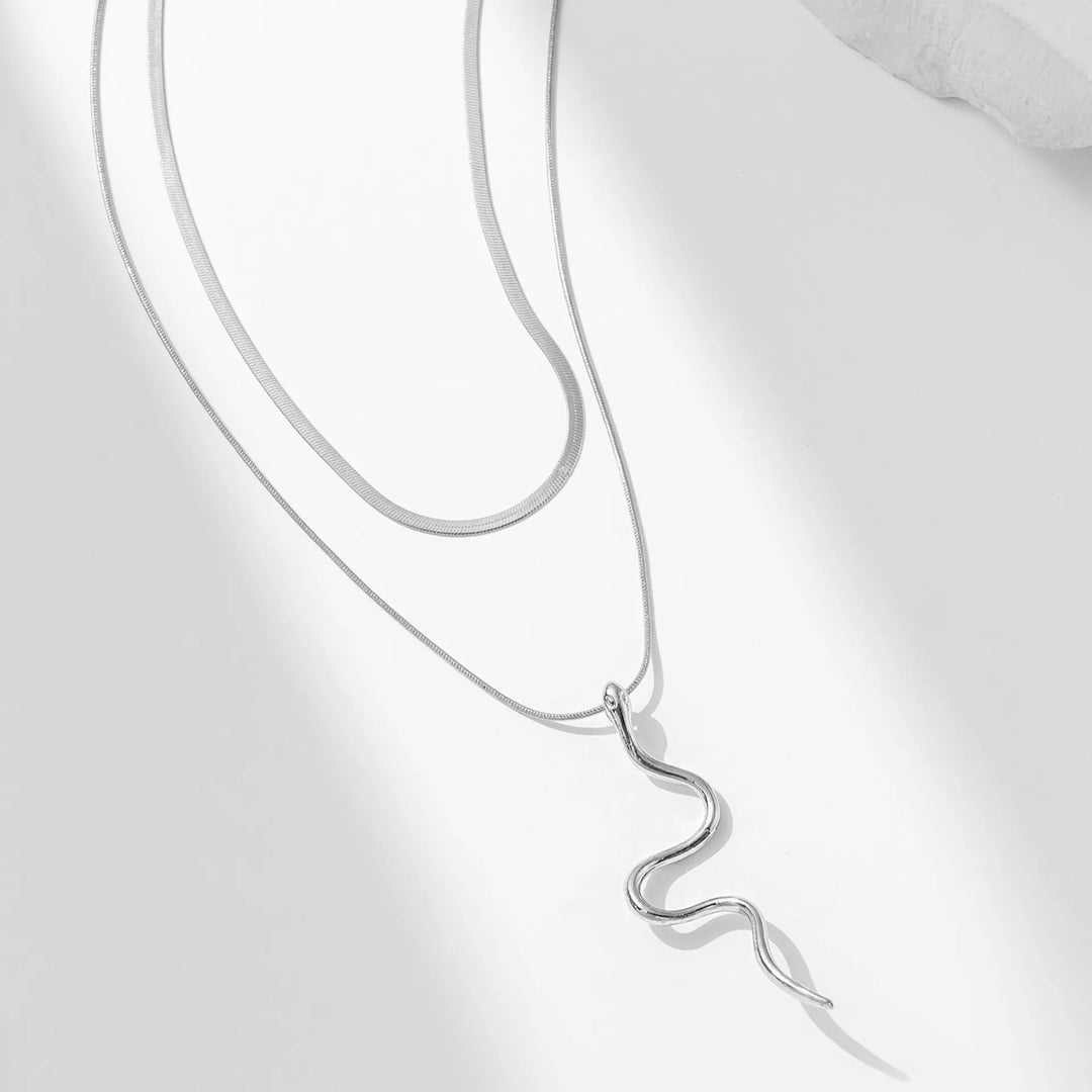 Serpentine Layered Necklace