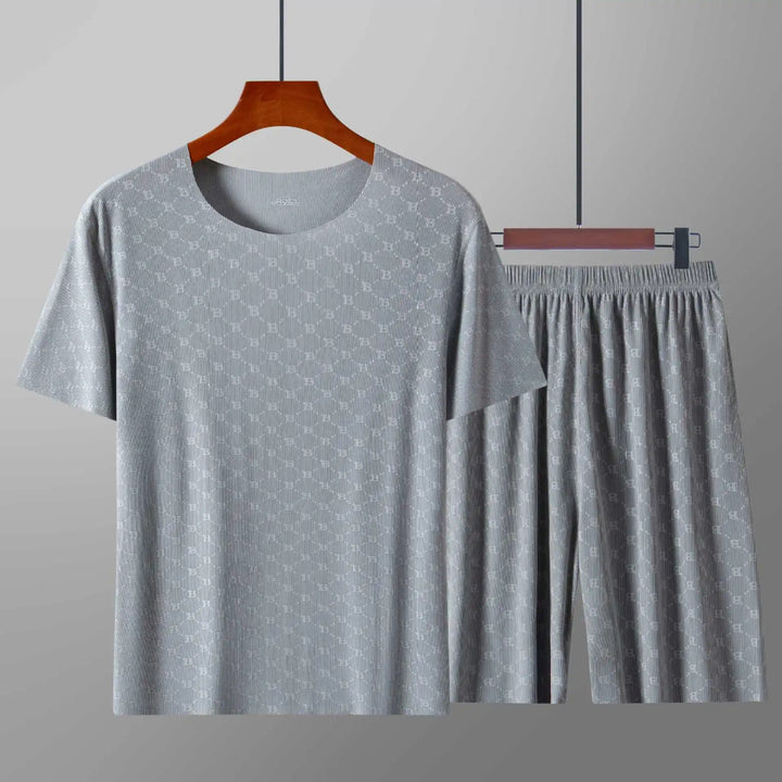 Monogram Ice Silk Lounge Set