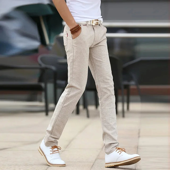 Echelon Linen Tailored Trouser