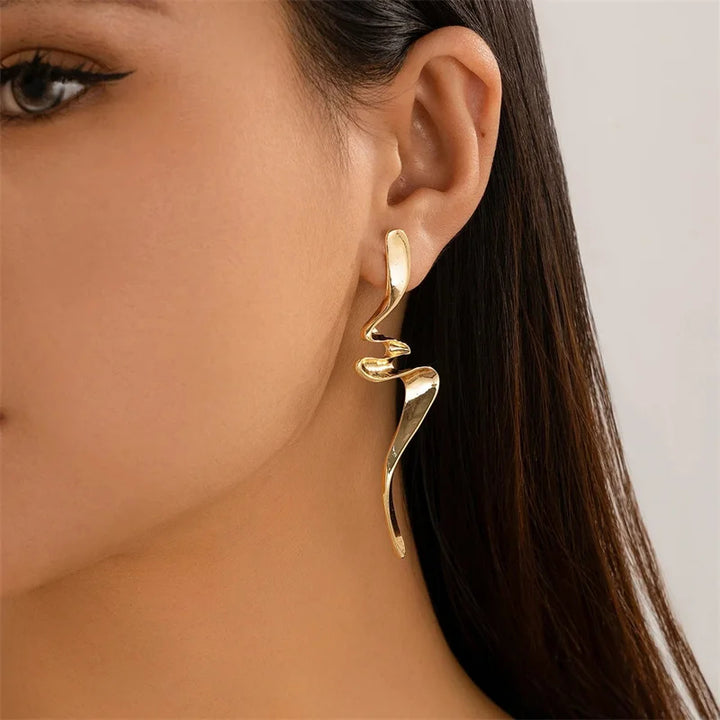 Mirage Spiral Drop Earring