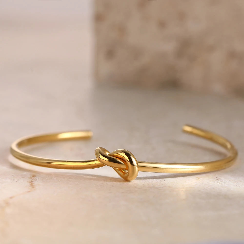 Eternal Knot Cuff Bracelet