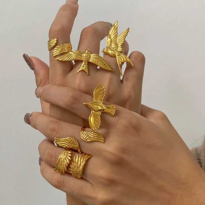 Wings In Flight Ring