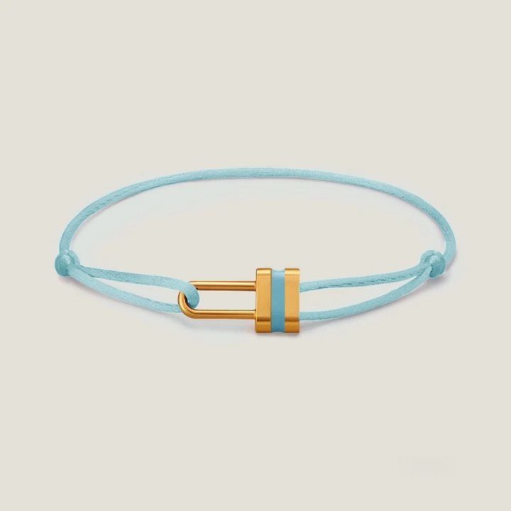 Lock Silk Rope Bracelet