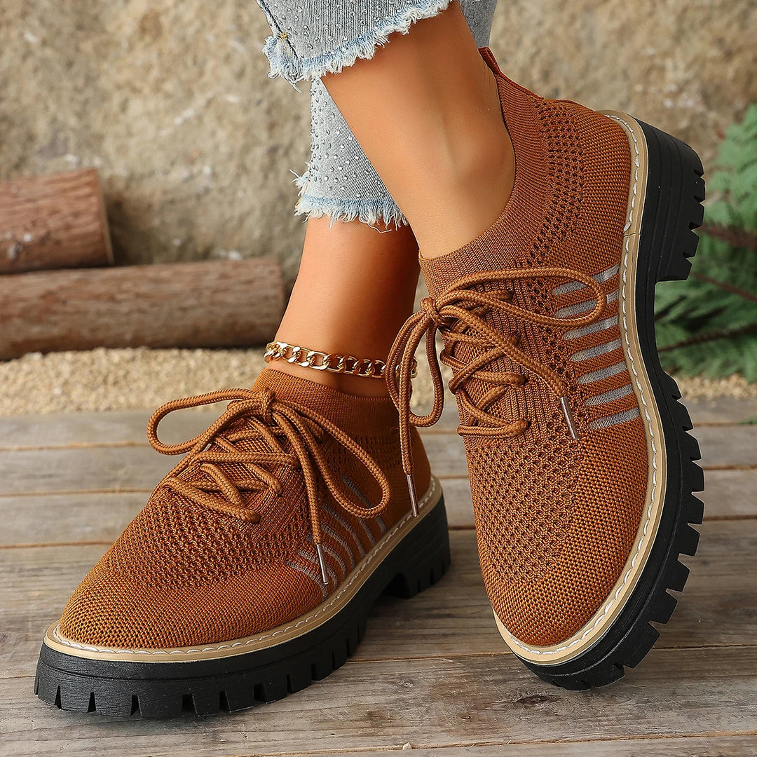 Kyra Mesh Platform Sneaker
