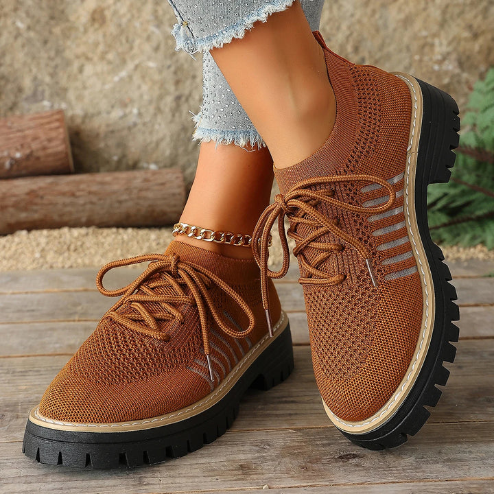 Kyra Mesh Platform Sneaker
