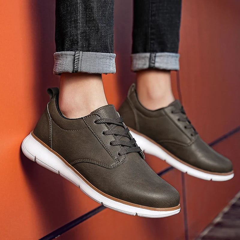 Essential Low-Top Leather Sneaker