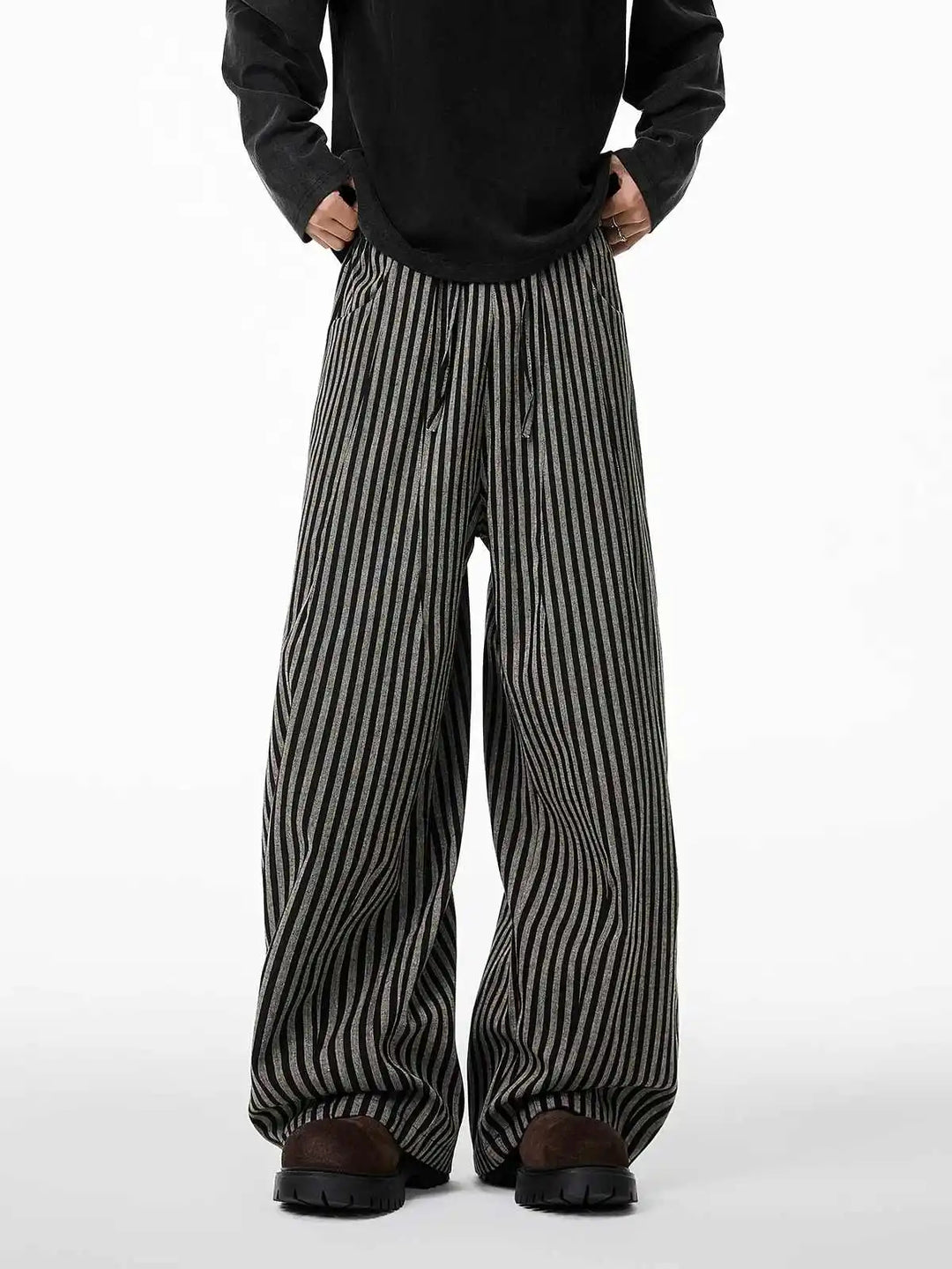 Kuro Striped Baggy Pant