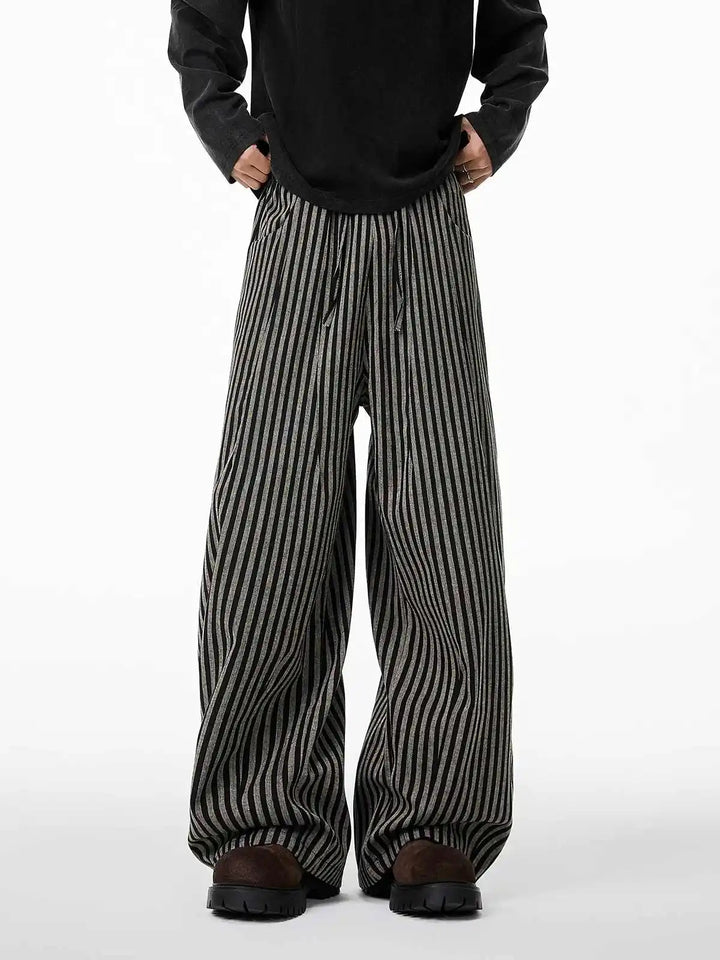 Kuro Striped Baggy Pant