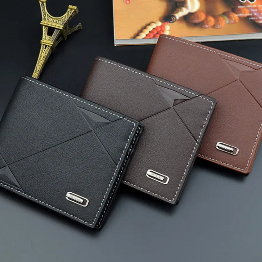 Helix Signature Leather Wallet
