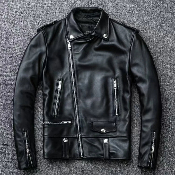 District Moto Leather Jacket
