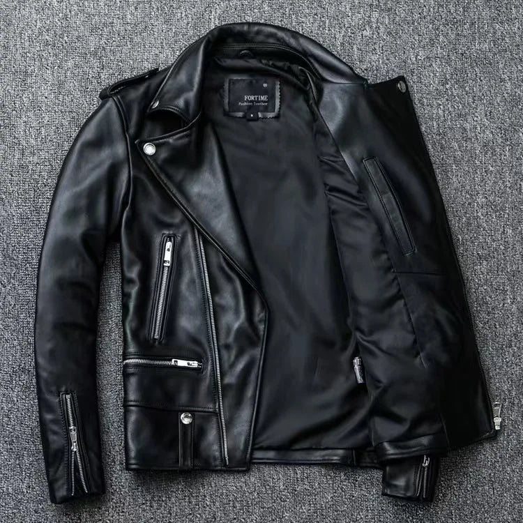 District Moto Leather Jacket