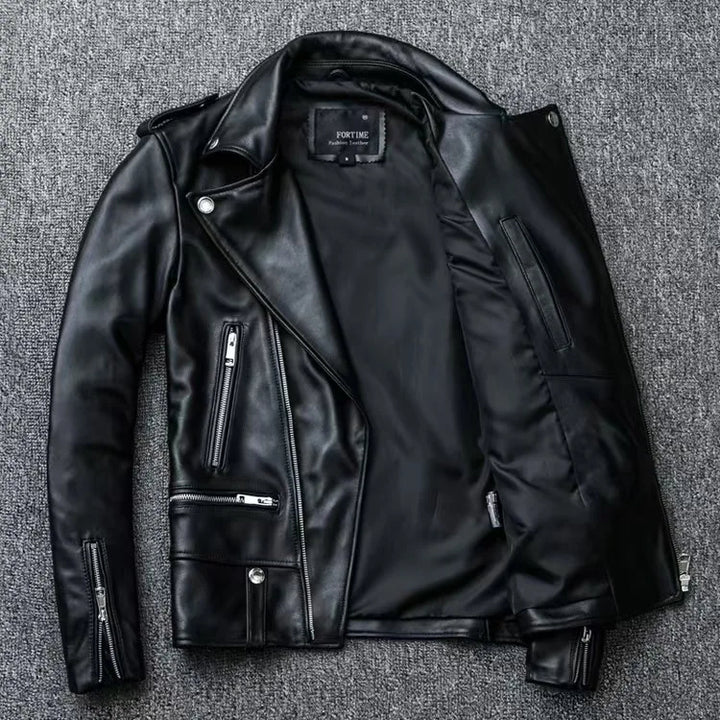 District Moto Leather Jacket