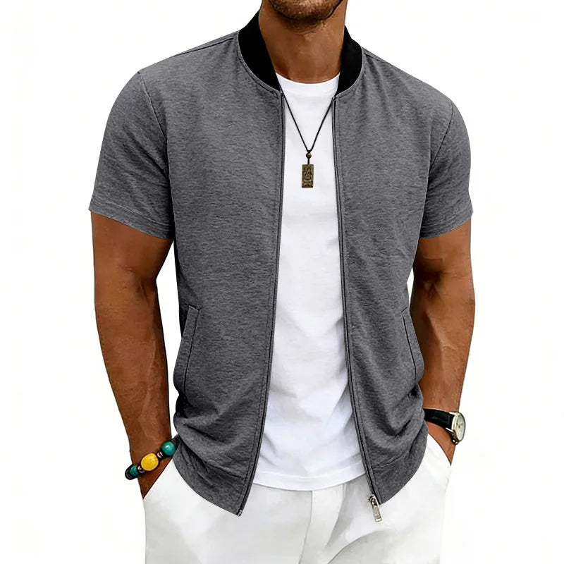 Brooks Short-Sleeve Bomber