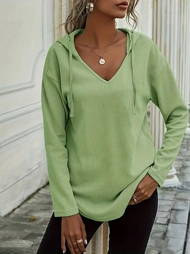 Calla Waffle Knit Hoodie