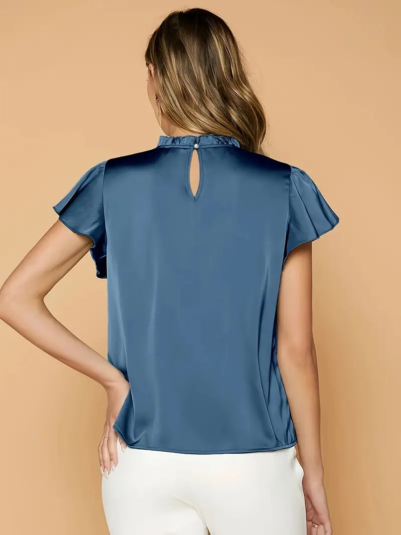 Anastasia High Neck Blouse
