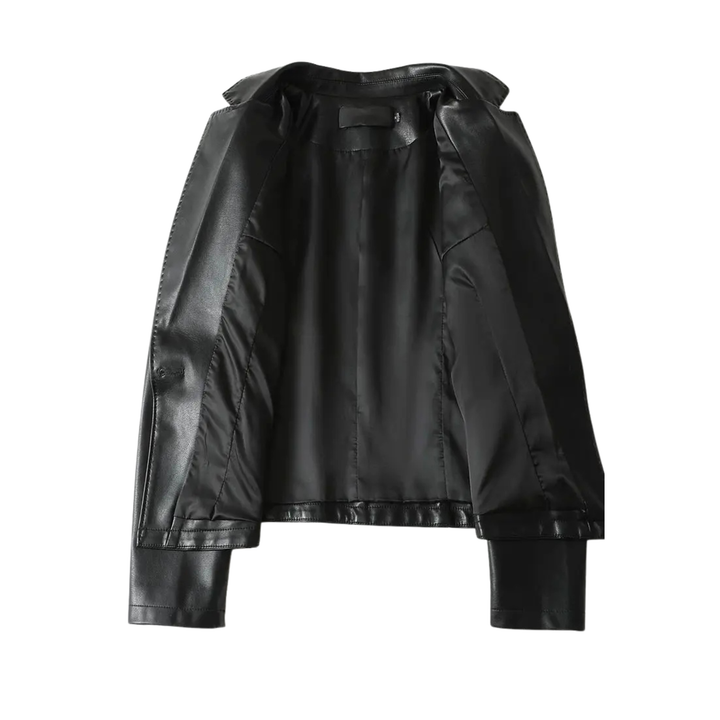 Victoria Faux Leather Blazer