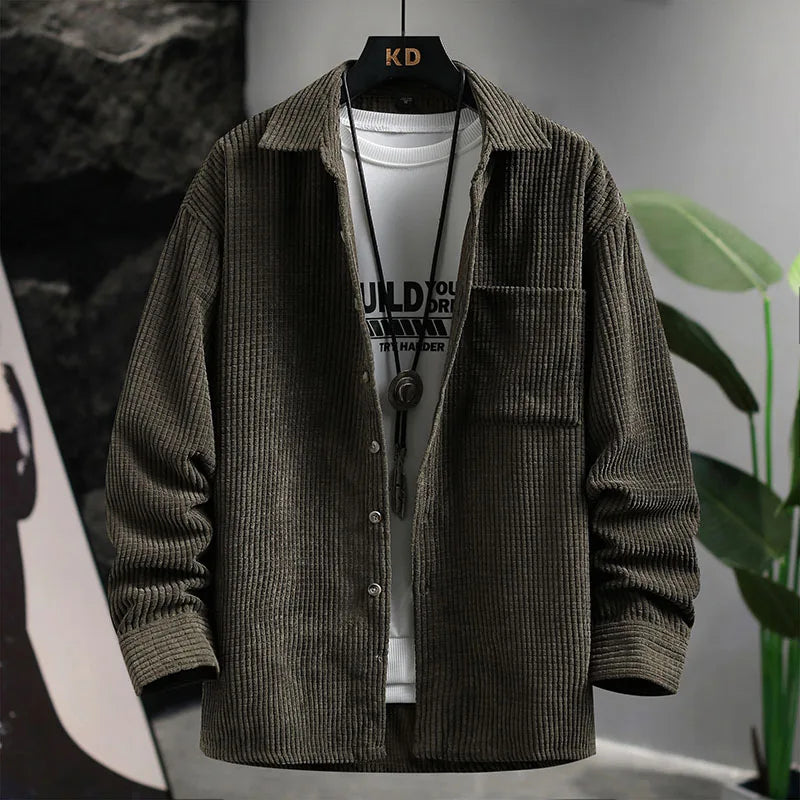 Halden Corduroy Button-Up