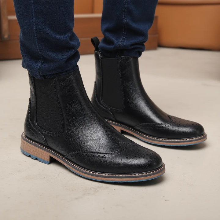Regent Brogue Chelsea Boot
