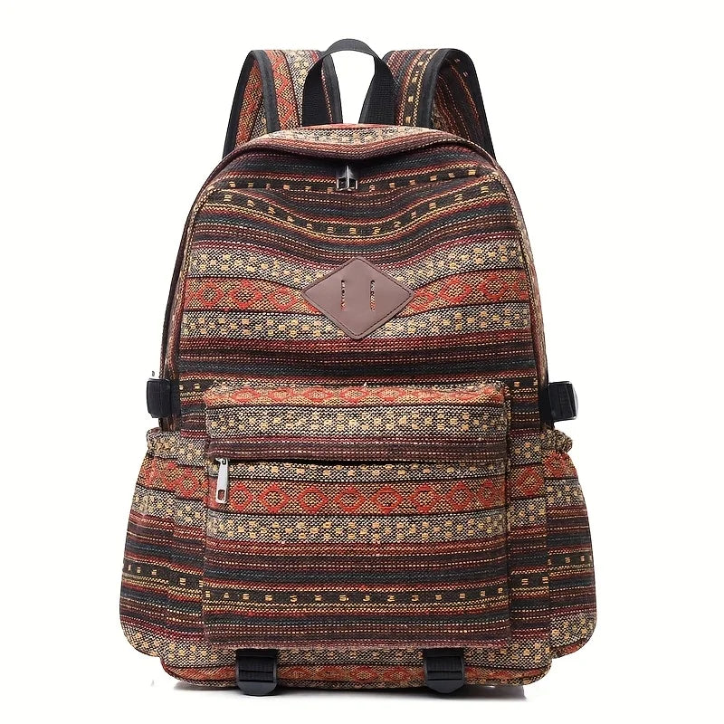 Boheme Woven Canvas Backpack