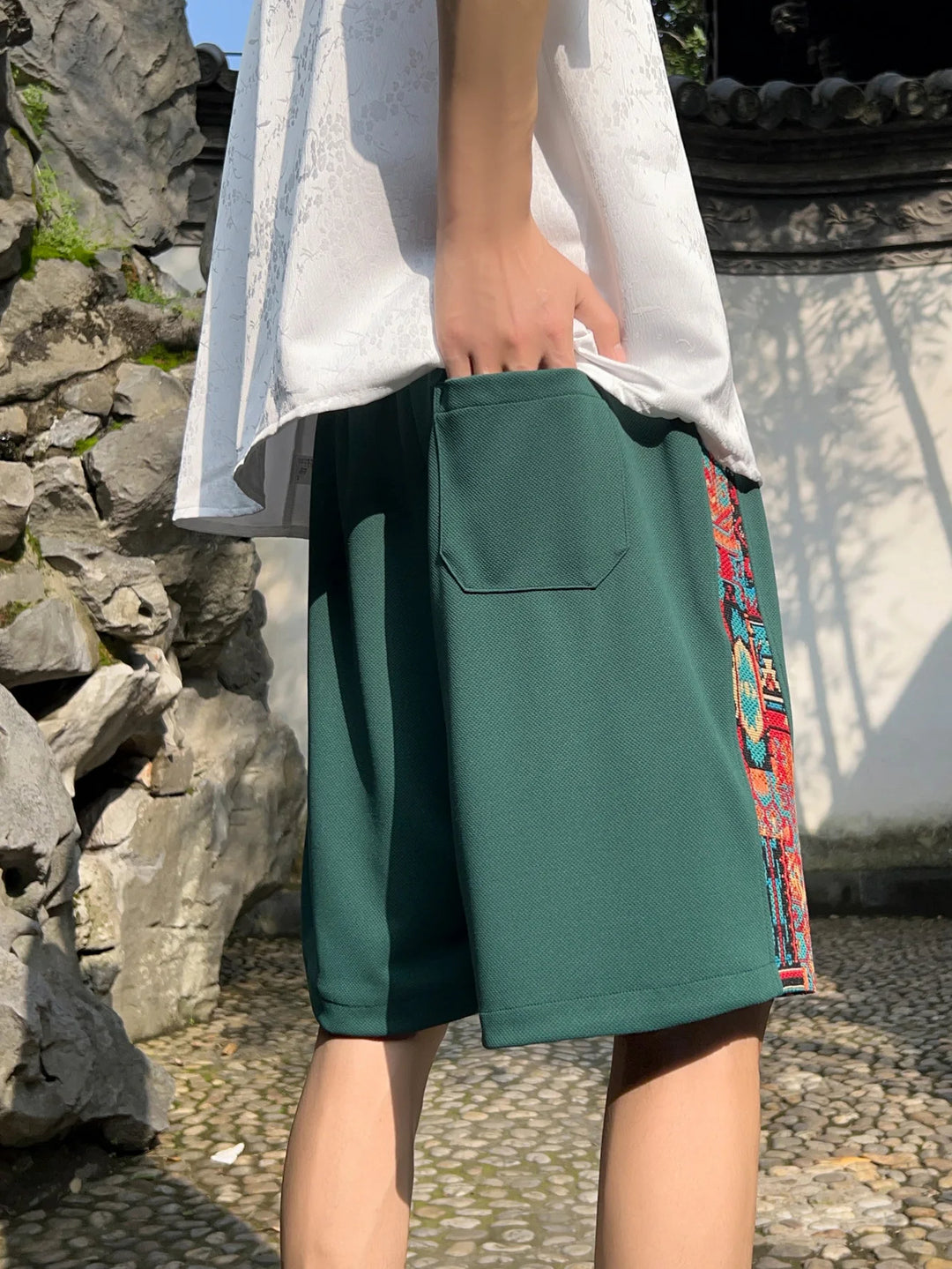Dynasty Embroidered Short