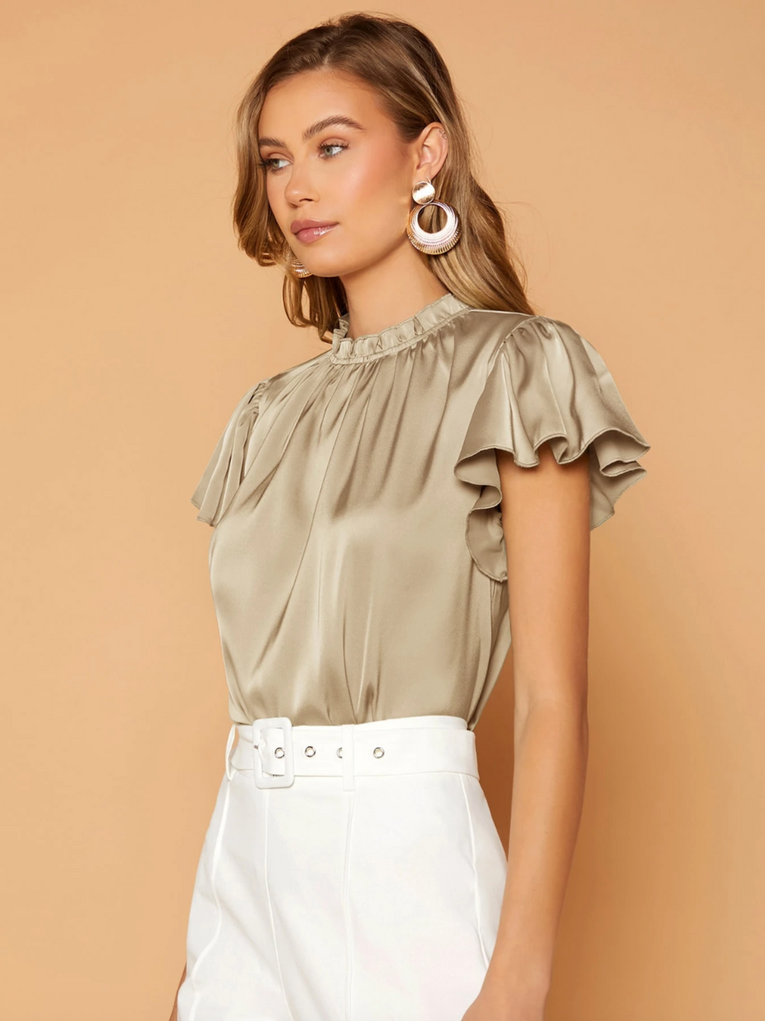 Anastasia High Neck Blouse