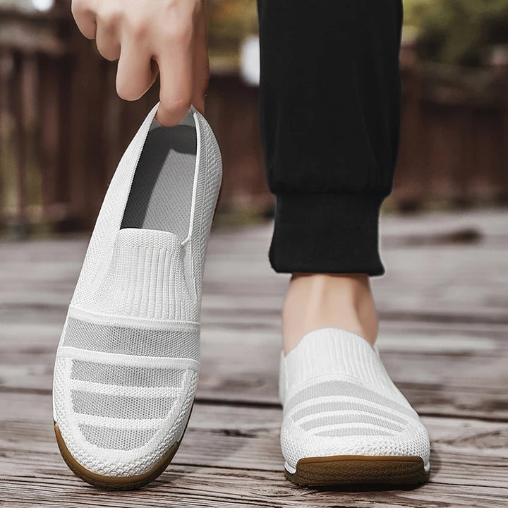 Flex Striped Mesh Loafer